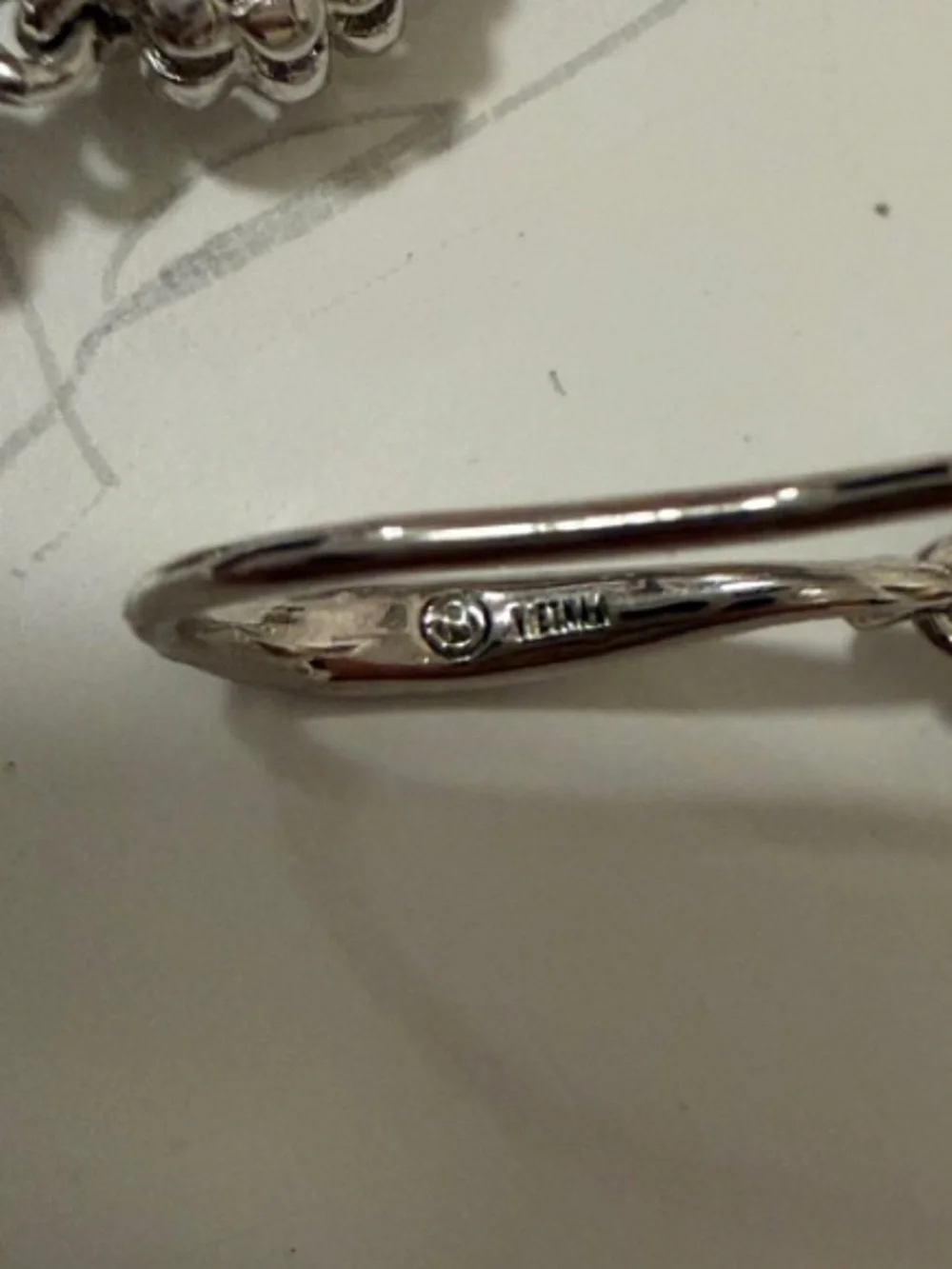 Elegant Silver Crystal Drop Earrings - Long Dangle Earrings - Picture 6 of 7